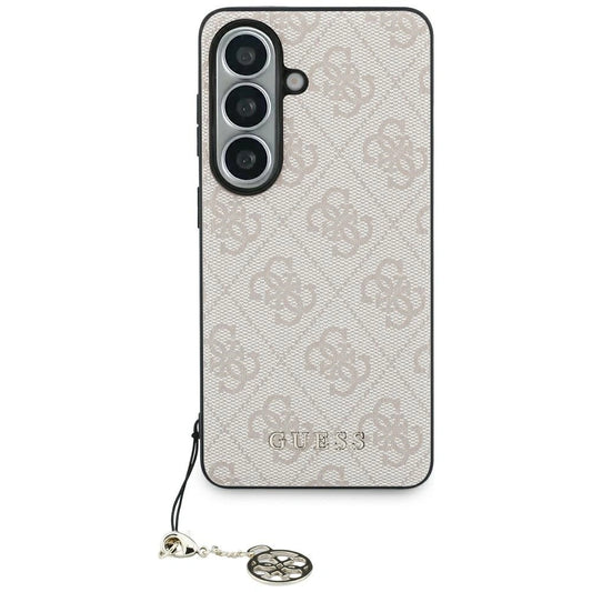Etui Guess 4G Classic Logo Charm MagSafe na Samsung Galaxy S26 - różowe