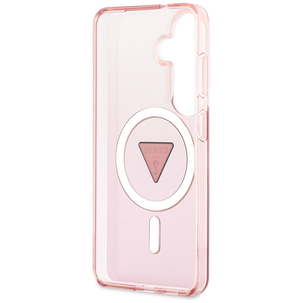 Etui Guess IML Gradient Triangle MagSafe na Samsung Galaxy S26 - różowe – zdjęcie 7
