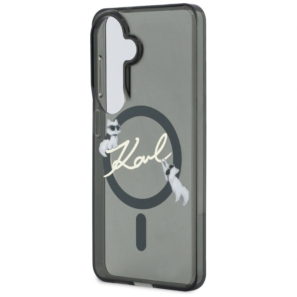 Etui Karl Lagerfeld IML KC Script na Samsung Galaxy S26 Plus - czarne – zdjęcie 6