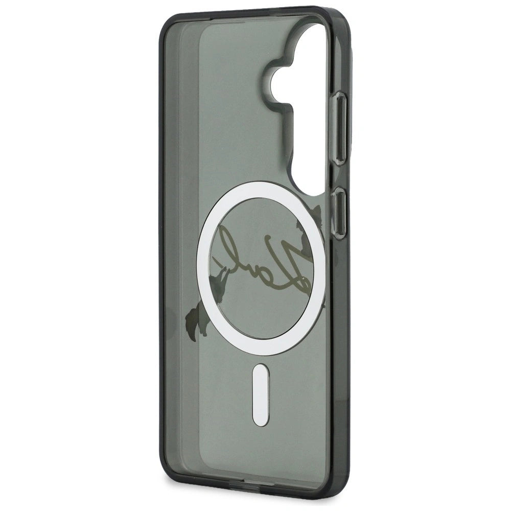 Etui Karl Lagerfeld IML KC Script na Samsung Galaxy S26 Plus - czarne – zdjęcie 7