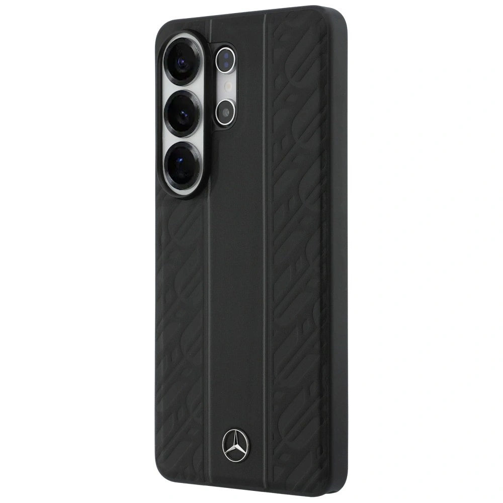 Etui Mercedes Laurel Leaves Vertical na Samsung Galaxy S26 Ultra - czarne – zdjęcie 2