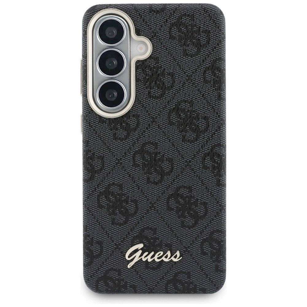 Etui Guess 4G Script MagSafe na Samsung Galaxy S26 - czarny – zdjęcie 3