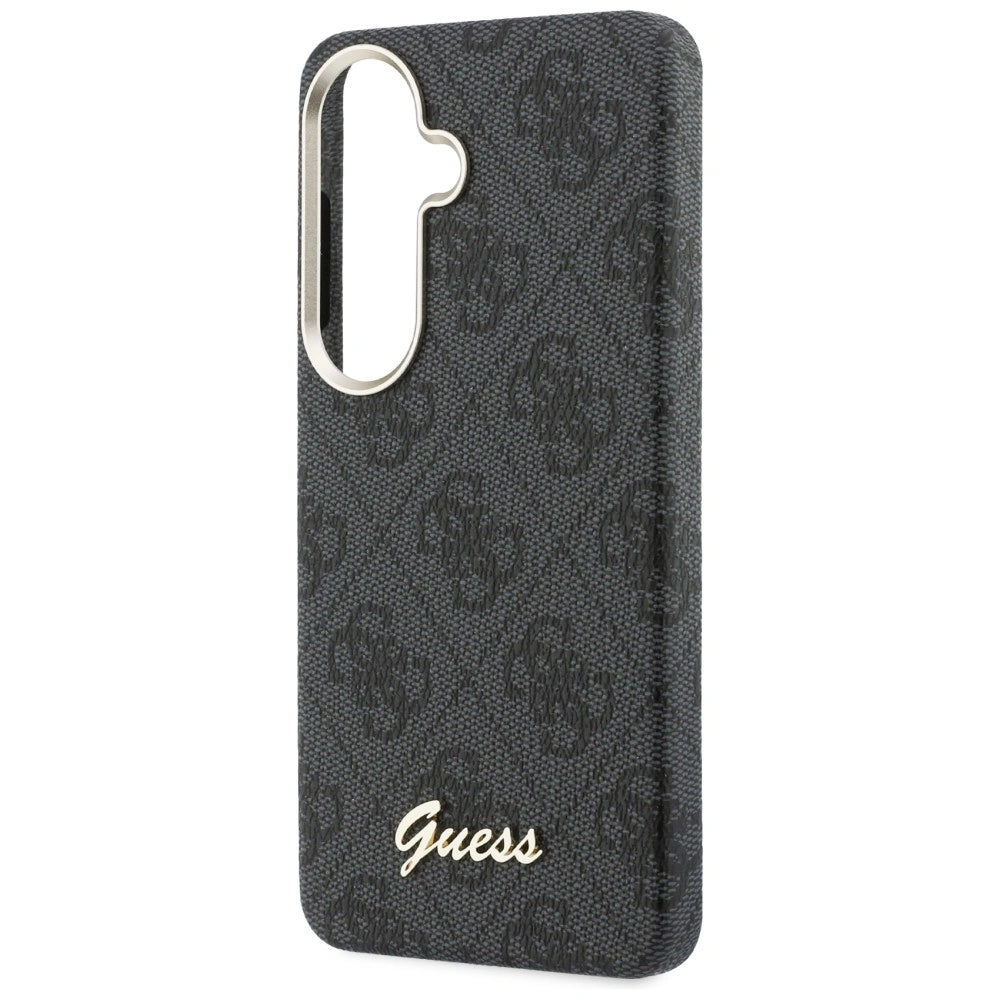 Etui Guess 4G Script MagSafe na Samsung Galaxy S26 - czarny – zdjęcie 6