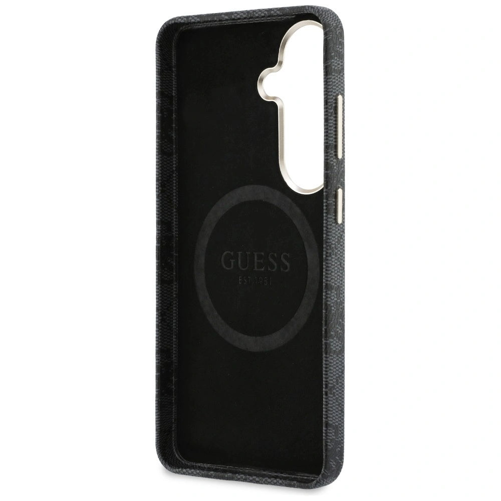Etui Guess 4G Script MagSafe na Samsung Galaxy S26 - czarny – zdjęcie 7