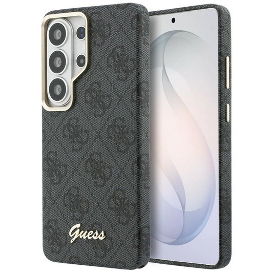Etui Guess 4G Script MagSafe na Samsung Galaxy S26 Ultra - czarne