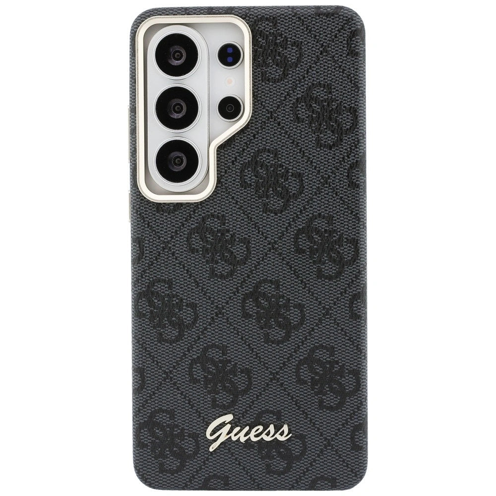 Etui Guess 4G Script MagSafe na Samsung Galaxy S26 Ultra - czarne – zdjęcie 3