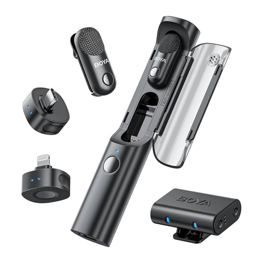 Mikrofon BOYA MAGIC-02 bezprzewodowy 2.4GHz USB-C - czarny