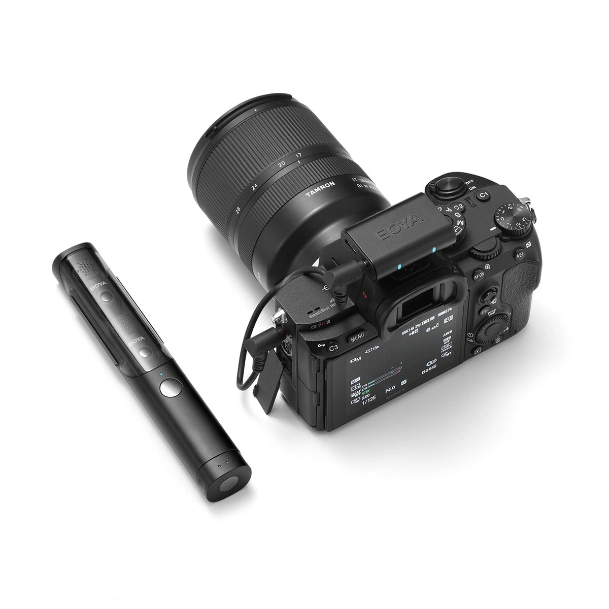 Mikrofon BOYA MAGIC-05 bezprzewodowy 2.4GHz USB-C - czarny – zdjęcie 5