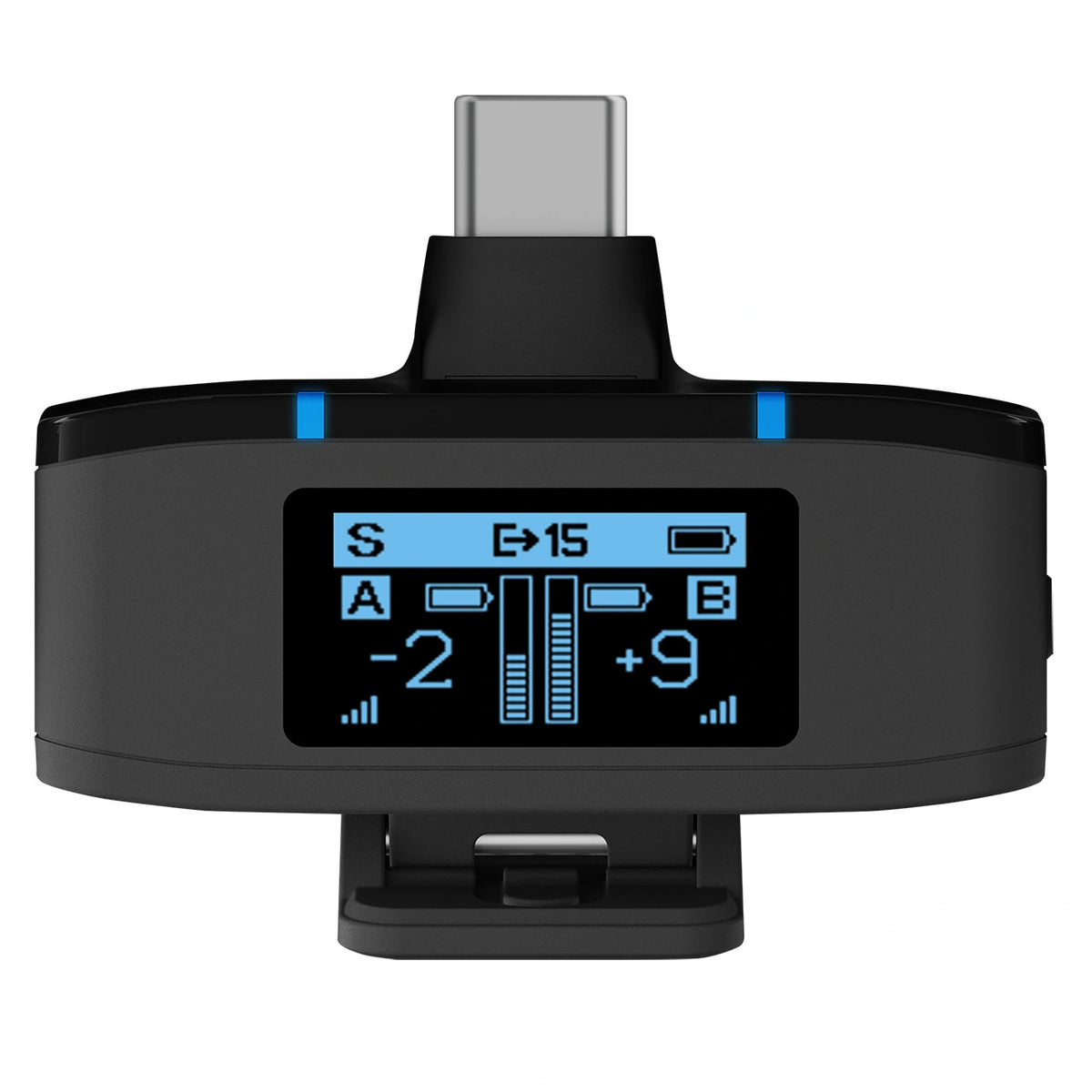 Mikrofony BOYA BOYAMIC 2-02 bezprzewodowe 2.4 GHz USB-C - czarne – zdjęcie 2