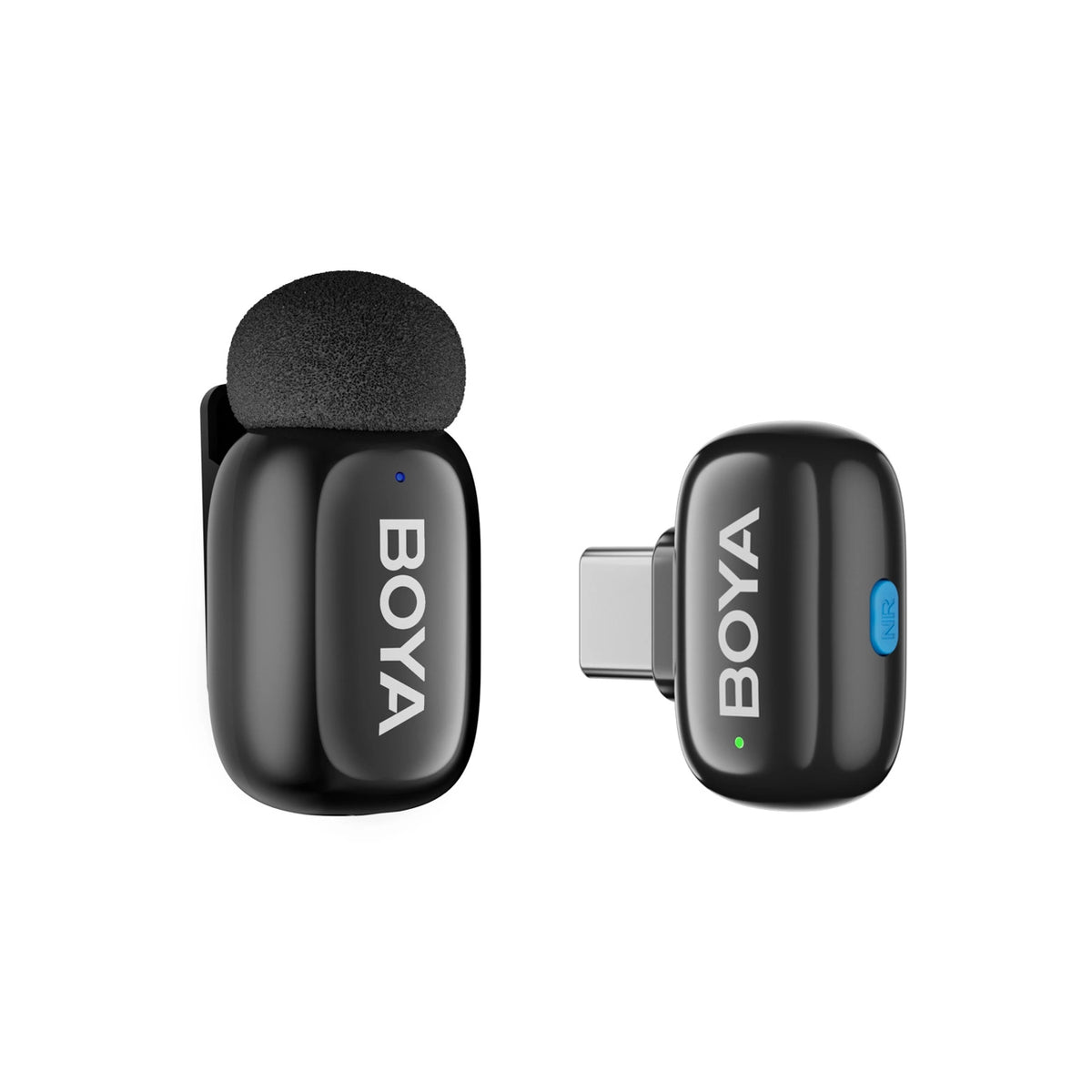 Mikrofony BOYA mini 2-01 bezprzewodowe 2.4GHz USB-C - czarne – zdjęcie 15