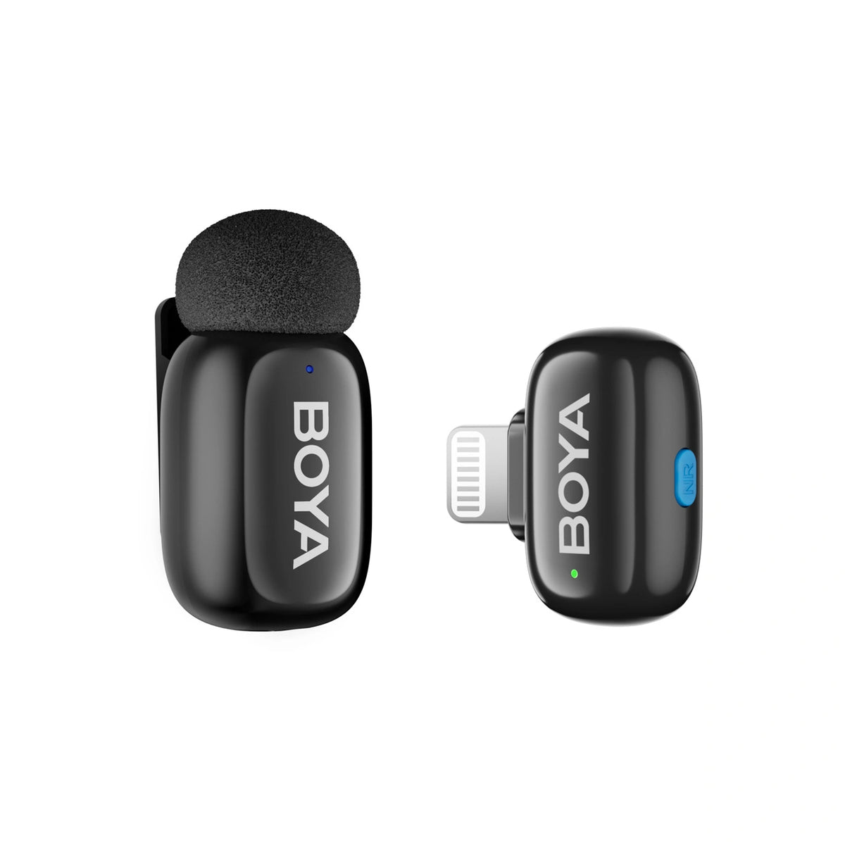 Mikrofony BOYA mini 2-01 bezprzewodowe 2.4GHz USB-C - czarne – zdjęcie 5