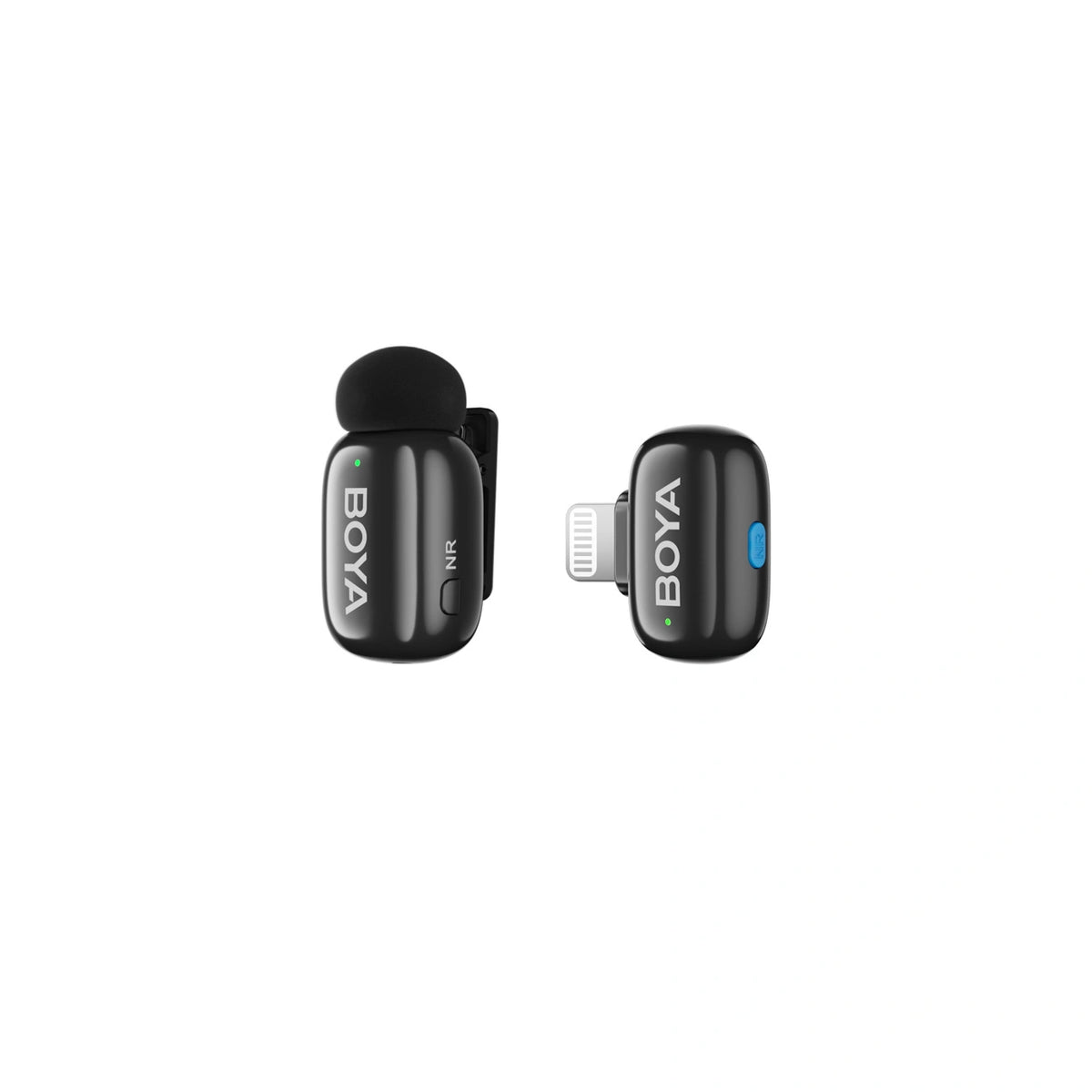 Mikrofony BOYA mini 2-01 bezprzewodowe 2.4GHz USB-C - czarne – zdjęcie 6