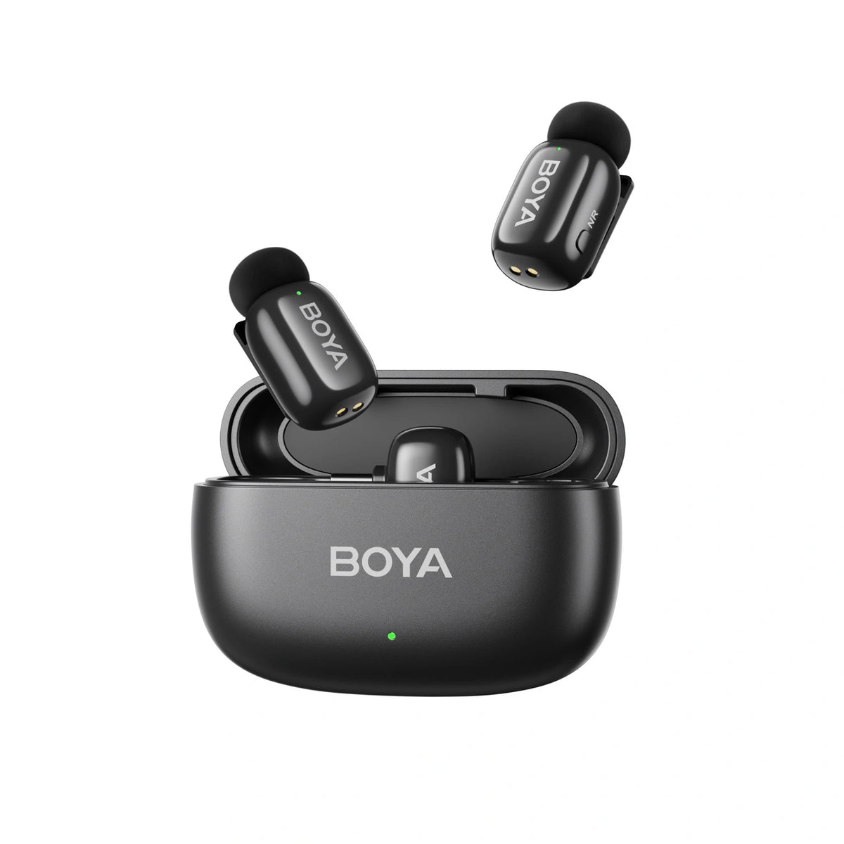 Mikrofony BOYA mini 2-01 bezprzewodowe 2.4GHz USB-C - czarne – zdjęcie 9