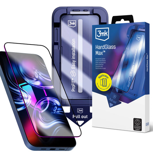 Szkło hartowane 3mk HardGlass Max na iPhone 15 / 16