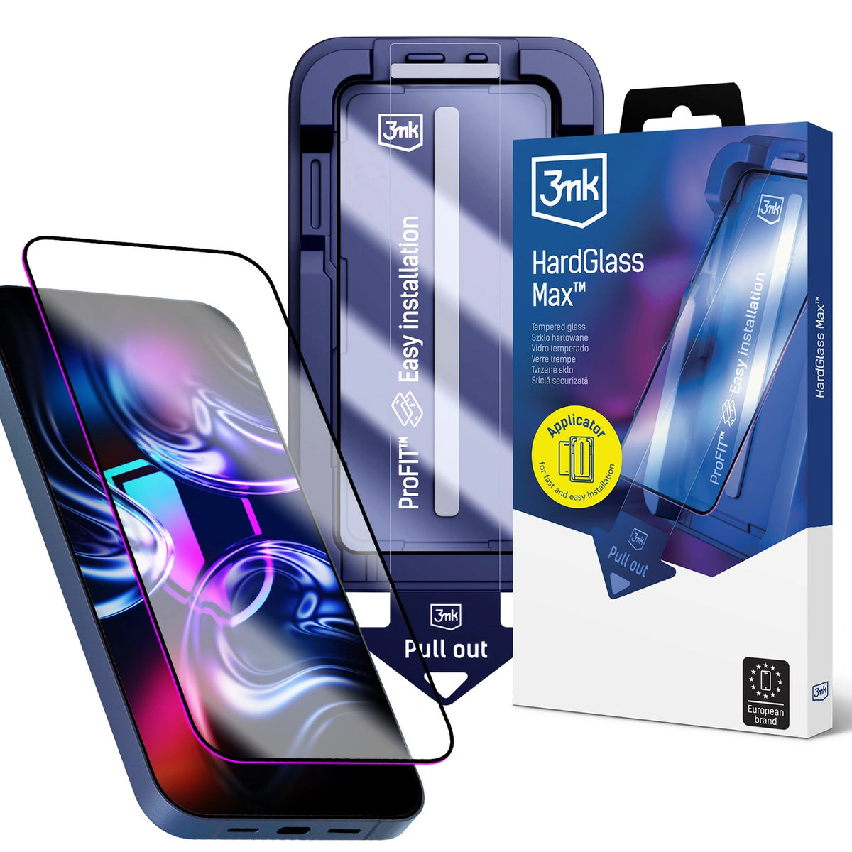 Szkło hartowane 3mk HardGlass Max na iPhone 16 Pro / 17