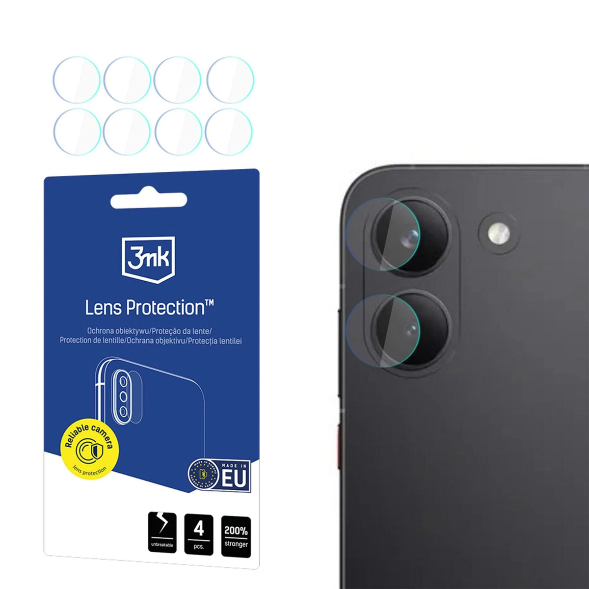 Szkło hybrydowe do obiektywu aparatu 3mk Lens na Xiaomi Poco X8 Pro
