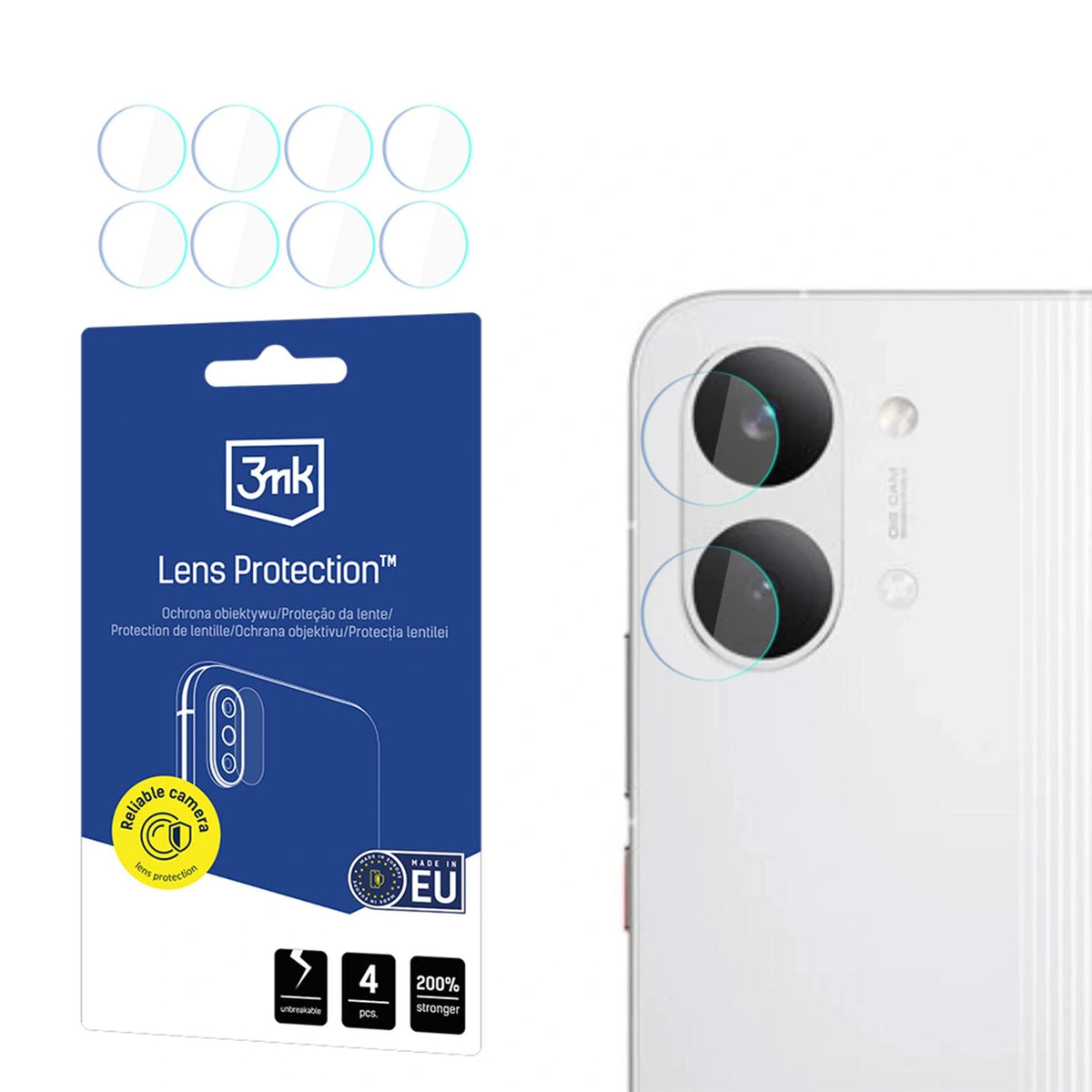 Szkło hybrydowe do obiektywu aparatu 3mk Lens na Xiaomi Poco X8 Pro Max