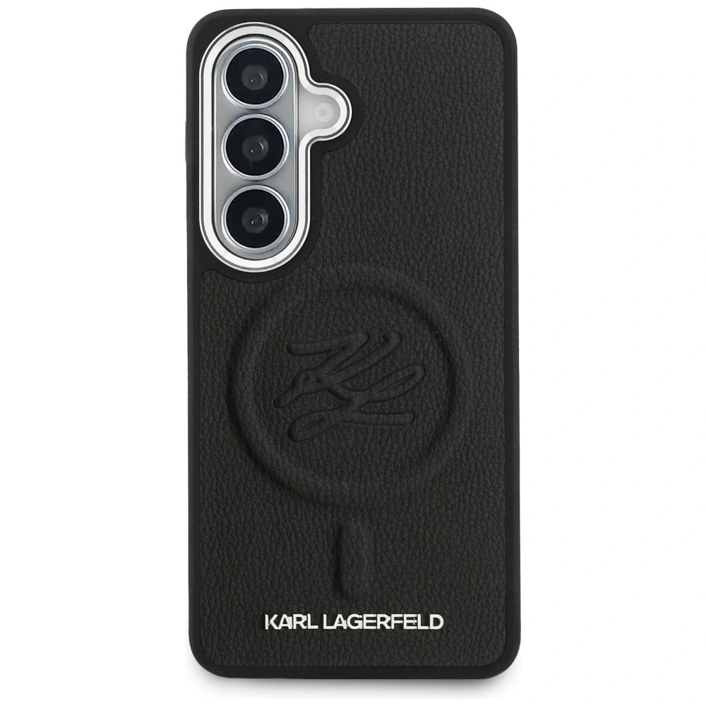 Etui Karl Lagerfeld Embossed Ring Initials na Samsung Galaxy S26 - czarne – zdjęcie 3