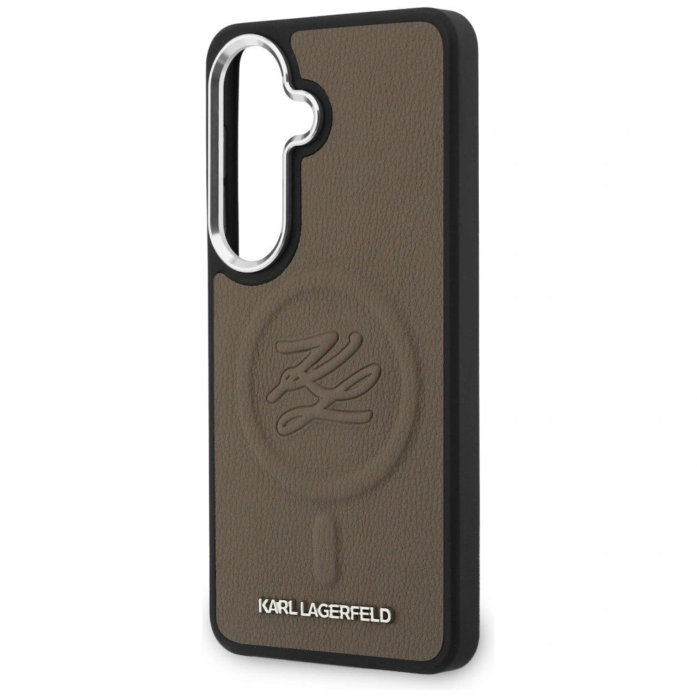 Etui Karl Lagerfeld Embossed Ring na Samsung Galaxy S26+ - brązowe – zdjęcie 6