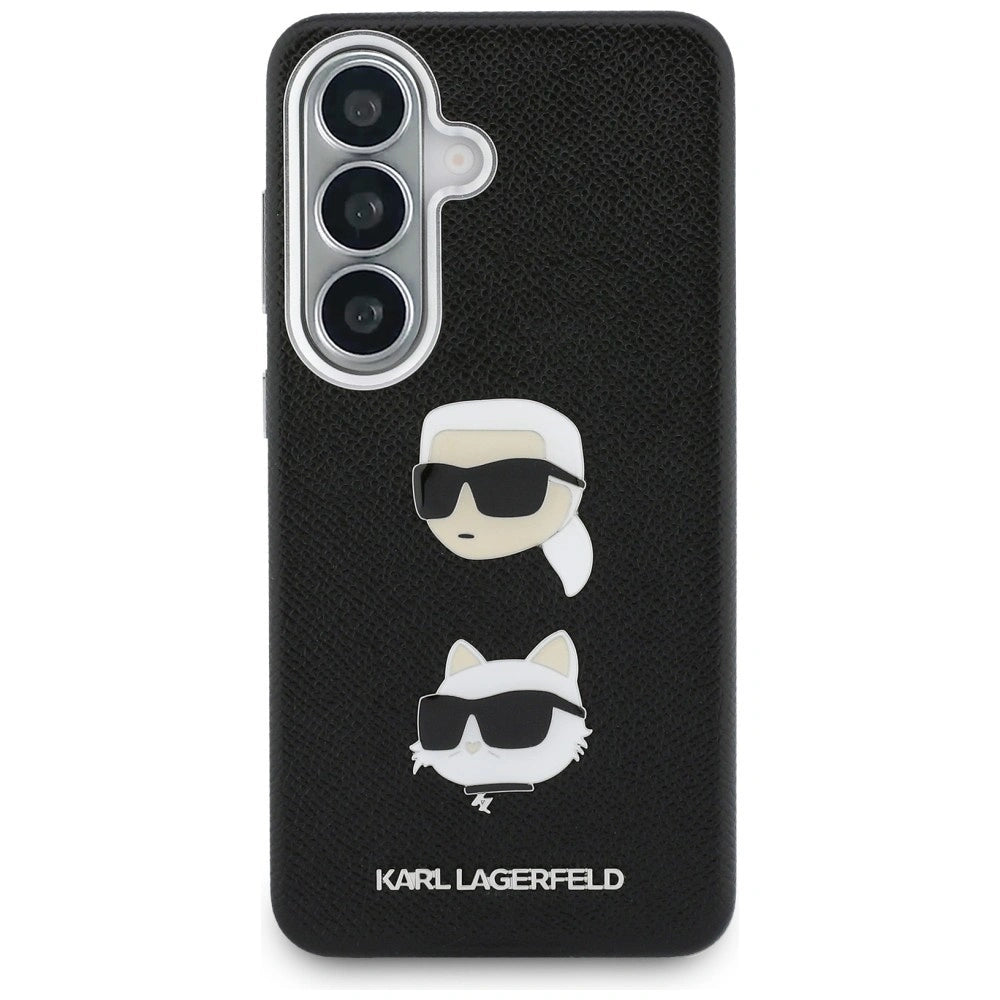 Etui Karl Lagerfeld Saffiano Double Heads na Samsung Galaxy S26 - czarne – zdjęcie 3