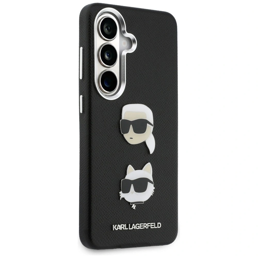 Etui Karl Lagerfeld Saffiano Double Heads na Samsung Galaxy S26 - czarne – zdjęcie 4