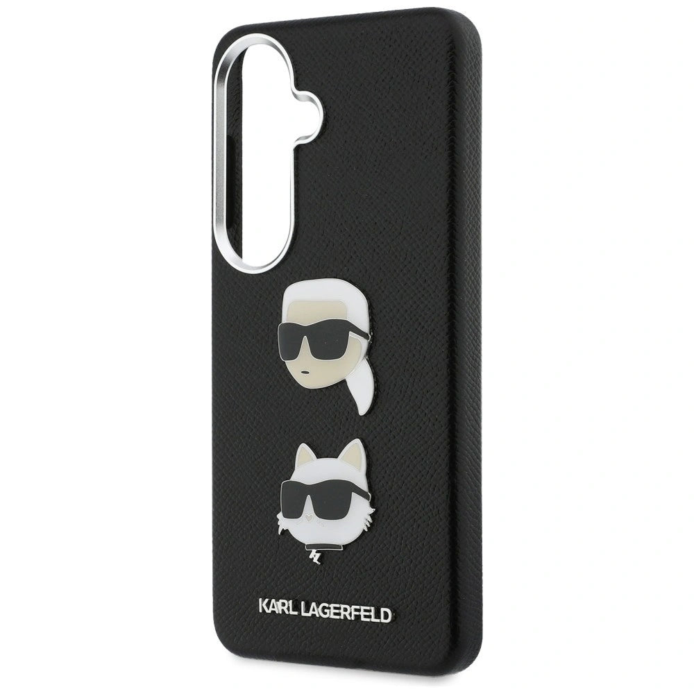 Etui Karl Lagerfeld Saffiano Double Heads na Samsung Galaxy S26 - czarne – zdjęcie 6