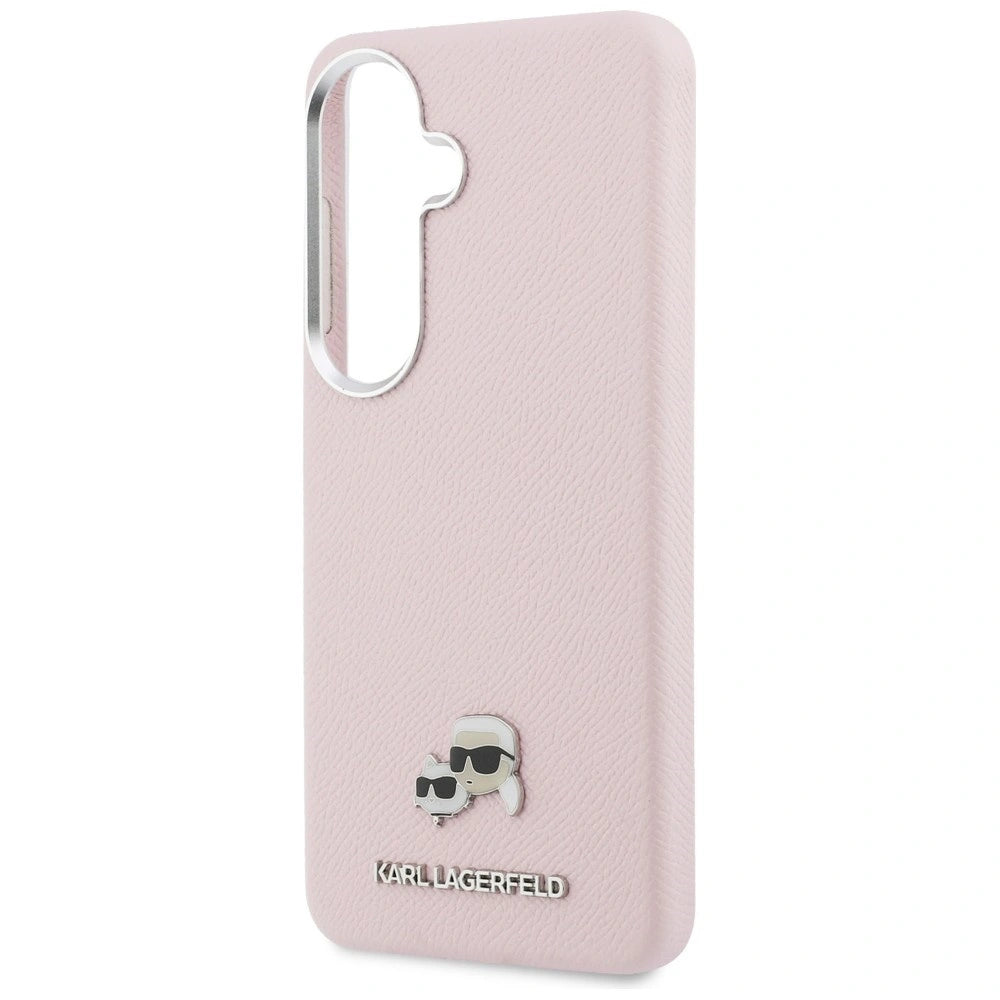 Etui Karl Lagerfeld Saffiano KC Metal Logo na Samsung Galaxy S26+ - różowe – zdjęcie 6