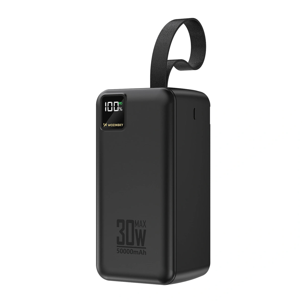 Powerbank Wozinsky W8-B 50000mAh 30W 2xUSB-A i 2xUSB-C i USB - czarny – zdjęcie 2