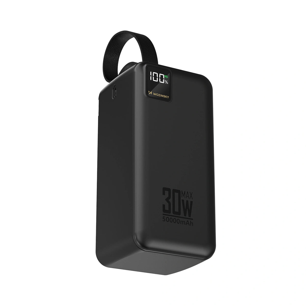 Powerbank Wozinsky W8-B 50000mAh 30W 2xUSB-A i 2xUSB-C i USB - czarny – zdjęcie 3
