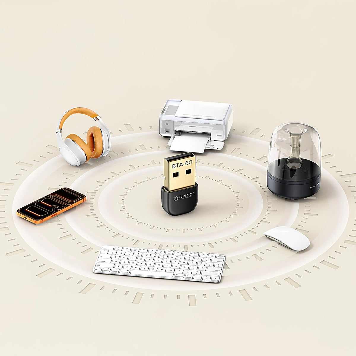 Adapter Orico BTA-60 Bluetooth 6.0 - czarny – zdjęcie 9