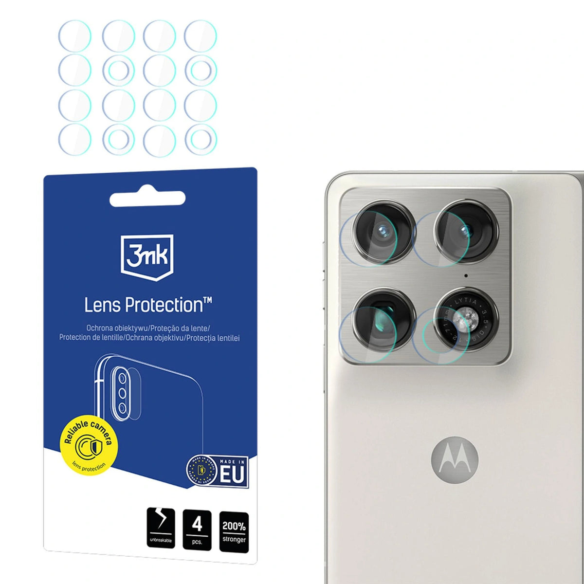 Szkło hybrydowe do obiektywu aparatu 3mk Lens na Motorola Razr Fold