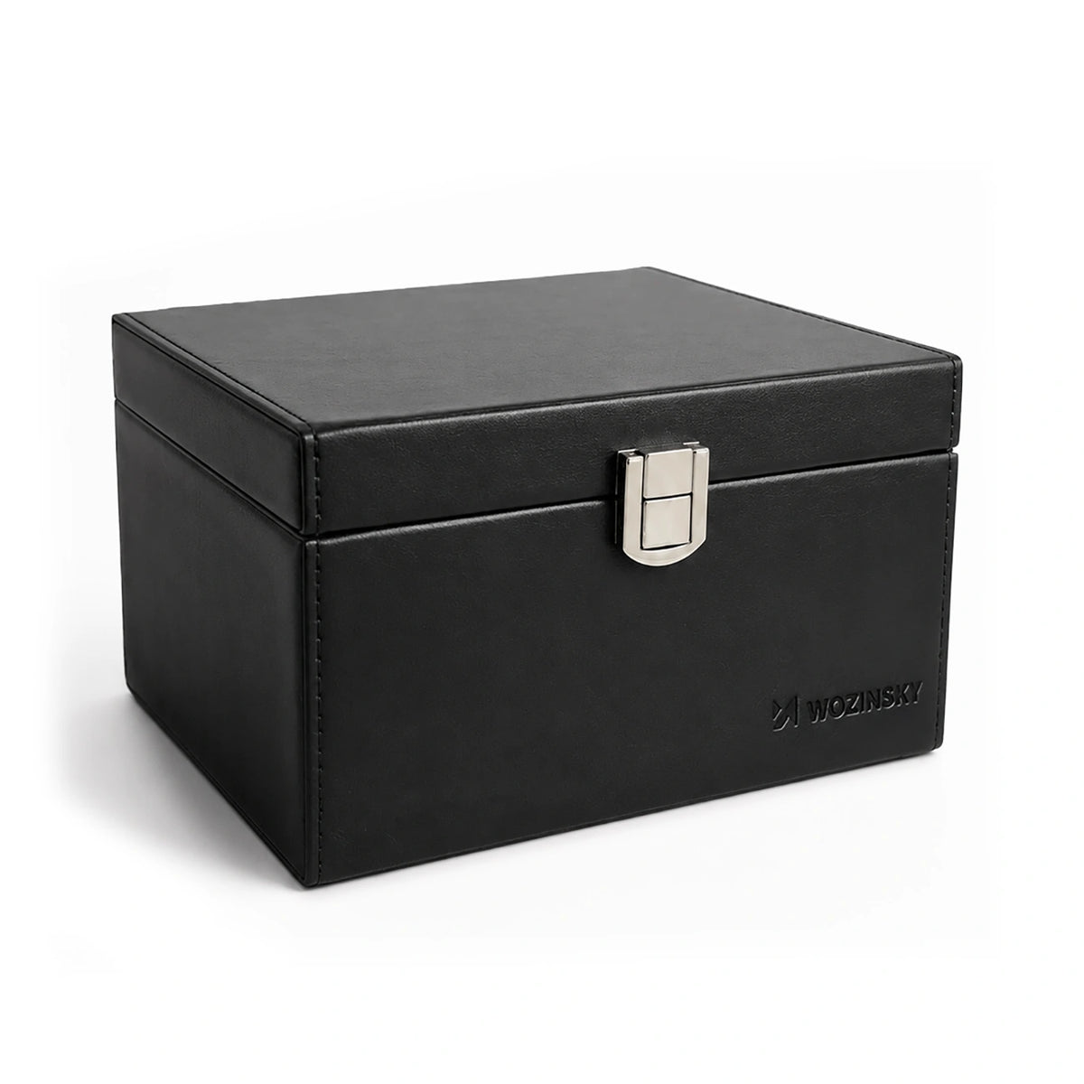 Pudełko blokujące na klucze keyless z przegrodami 16x12x9 cm - czarne