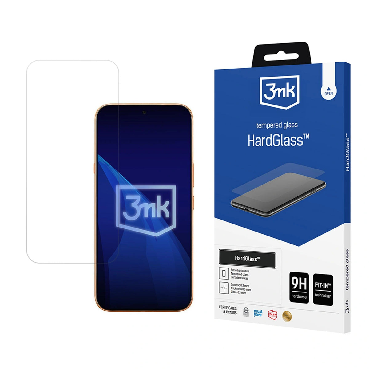 Szkło hartowane 3mk HardGlass na Infinix Note 60 Pro