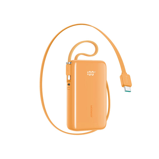Powerbank Joyroom JR-PR2 35W 10000mAh z wbudowanymi kablami - pomarańczowy