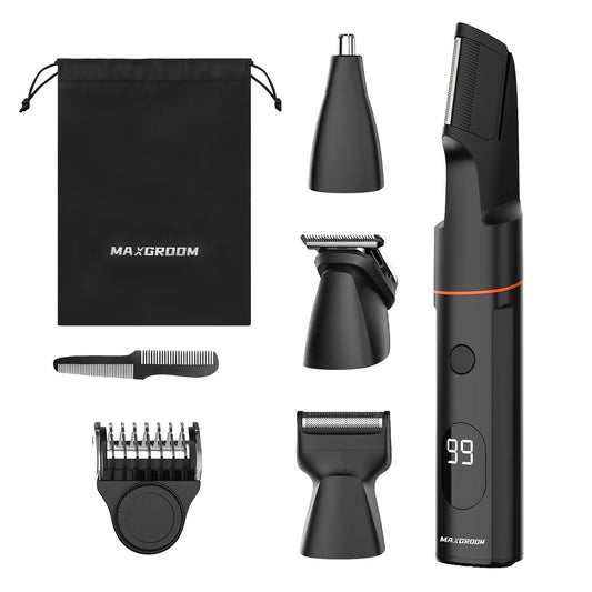Trymer MAXGROOM LK-881 wielofunkcyjny z wymiennymi końcówkami - czarny