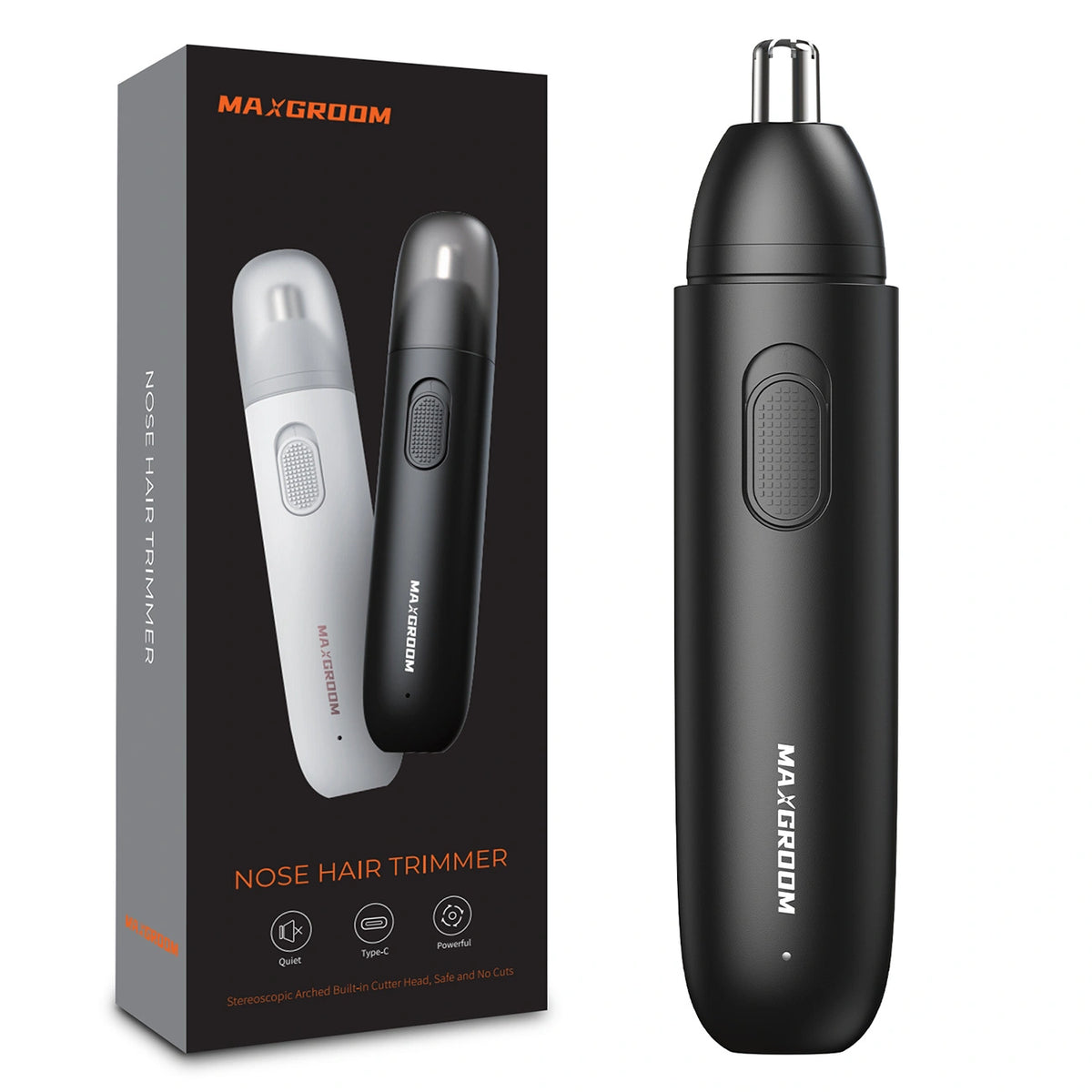 Trymer MAXGROOM GT2220A do nosa uszu i brwi - czarny – zdjęcie 2