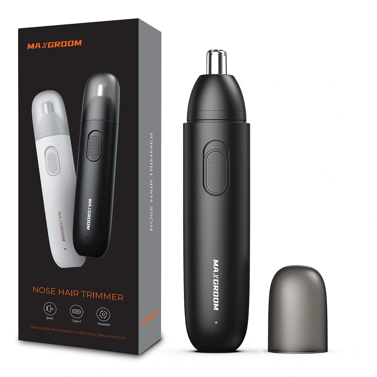 Trymer MAXGROOM GT2220A do nosa uszu i brwi - czarny – zdjęcie 4