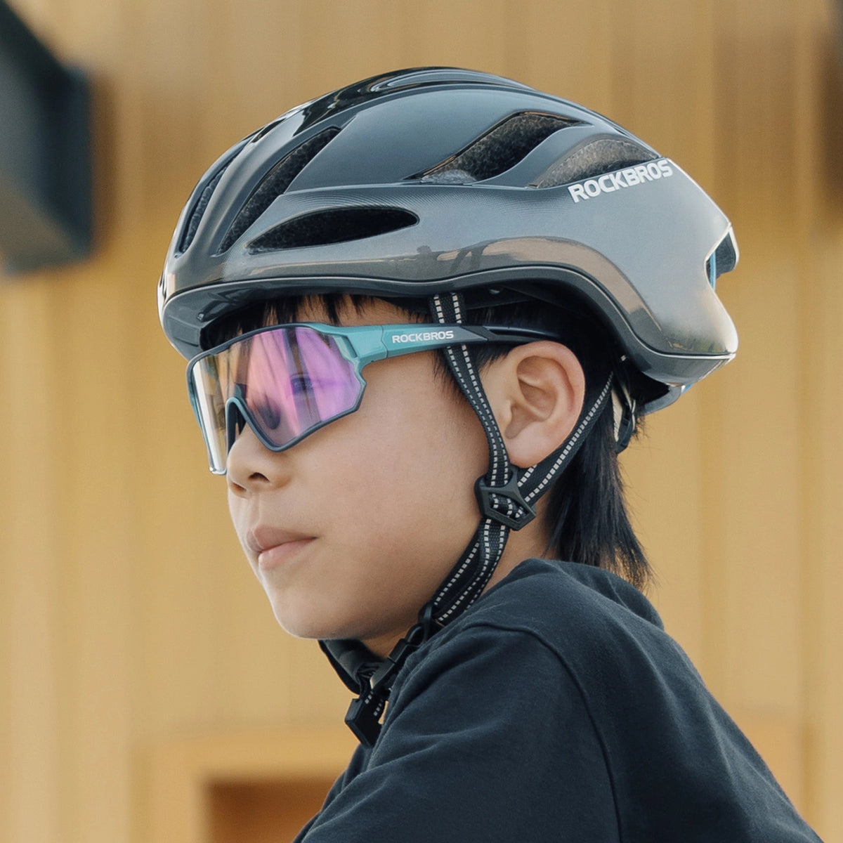 Kask rowerowy Rockbros TS-42 lekki 58-62 cm - tytanowy – zdjęcie 5