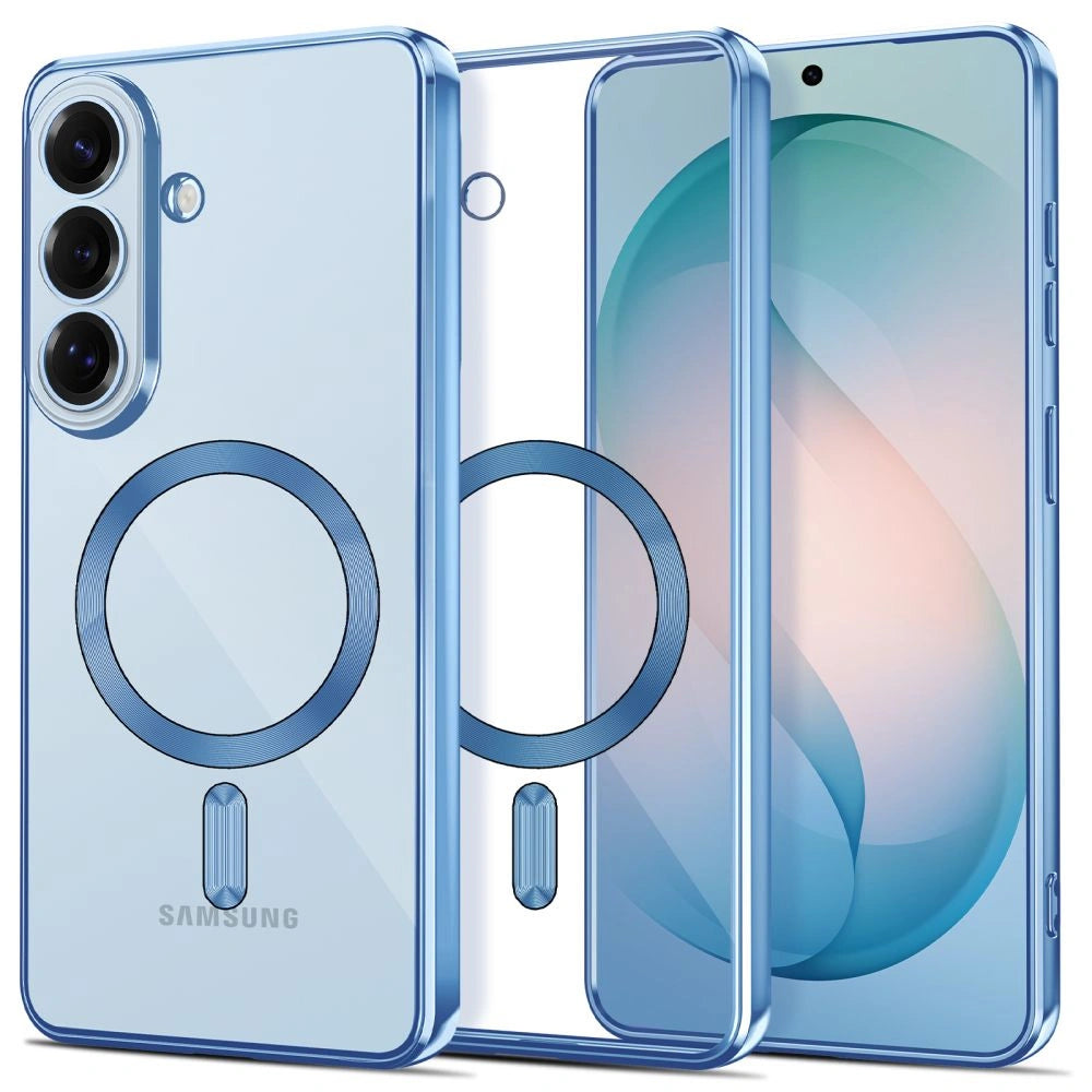 Etui Tech-Protect MagFlex na Samsung Galaxy S26 - przezroczysto-niebieskie