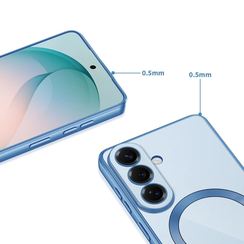Etui Tech-Protect MagFlex na Samsung Galaxy S26 - przezroczysto-niebieskie – zdjęcie 4