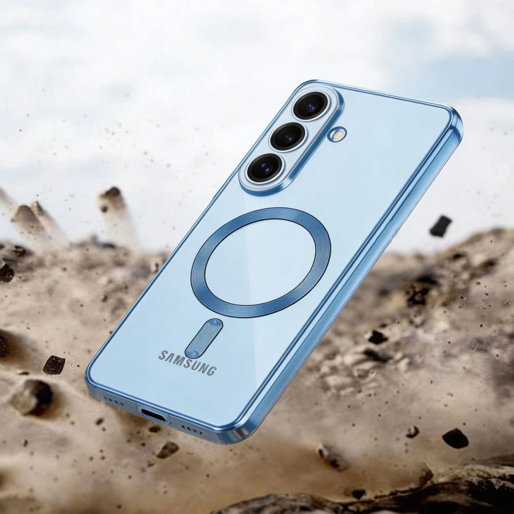 Etui Tech-Protect MagFlex na Samsung Galaxy S26 - przezroczysto-niebieskie – zdjęcie 6
