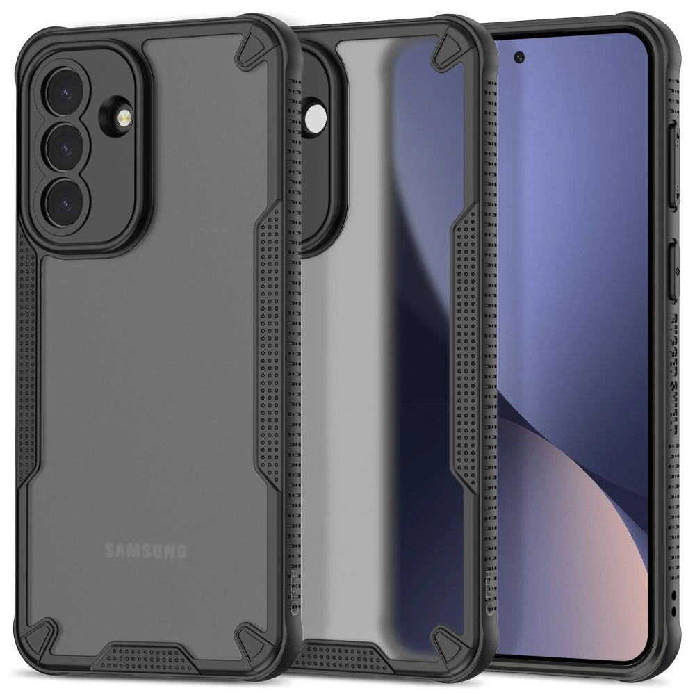 Etui Tech-Protect na Samsung Galaxy A57 5G - półprzezroczysto-czarne