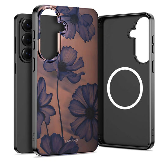 Etui Tech-Protect Lamano na Samsung Galaxy A57 5G - brązowo-fioletowe