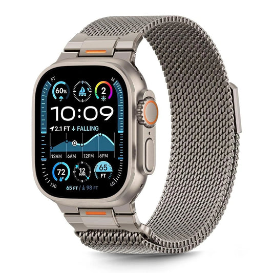 Bransoleta Tech-Protect na Apple Watch (44 / 45 / 46 / 49 mm) - tytanowa