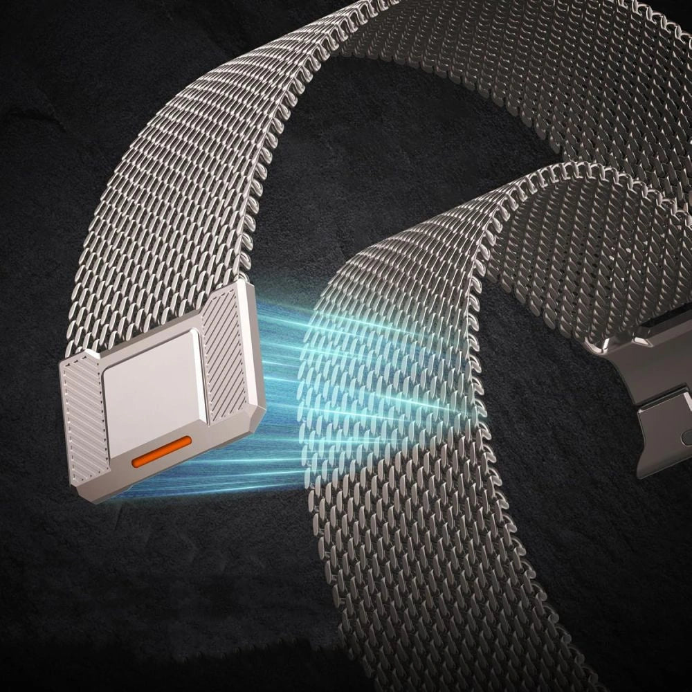 Bransoleta Tech-Protect na Apple Watch (44 / 45 / 46 / 49 mm) - tytanowa – zdjęcie 4