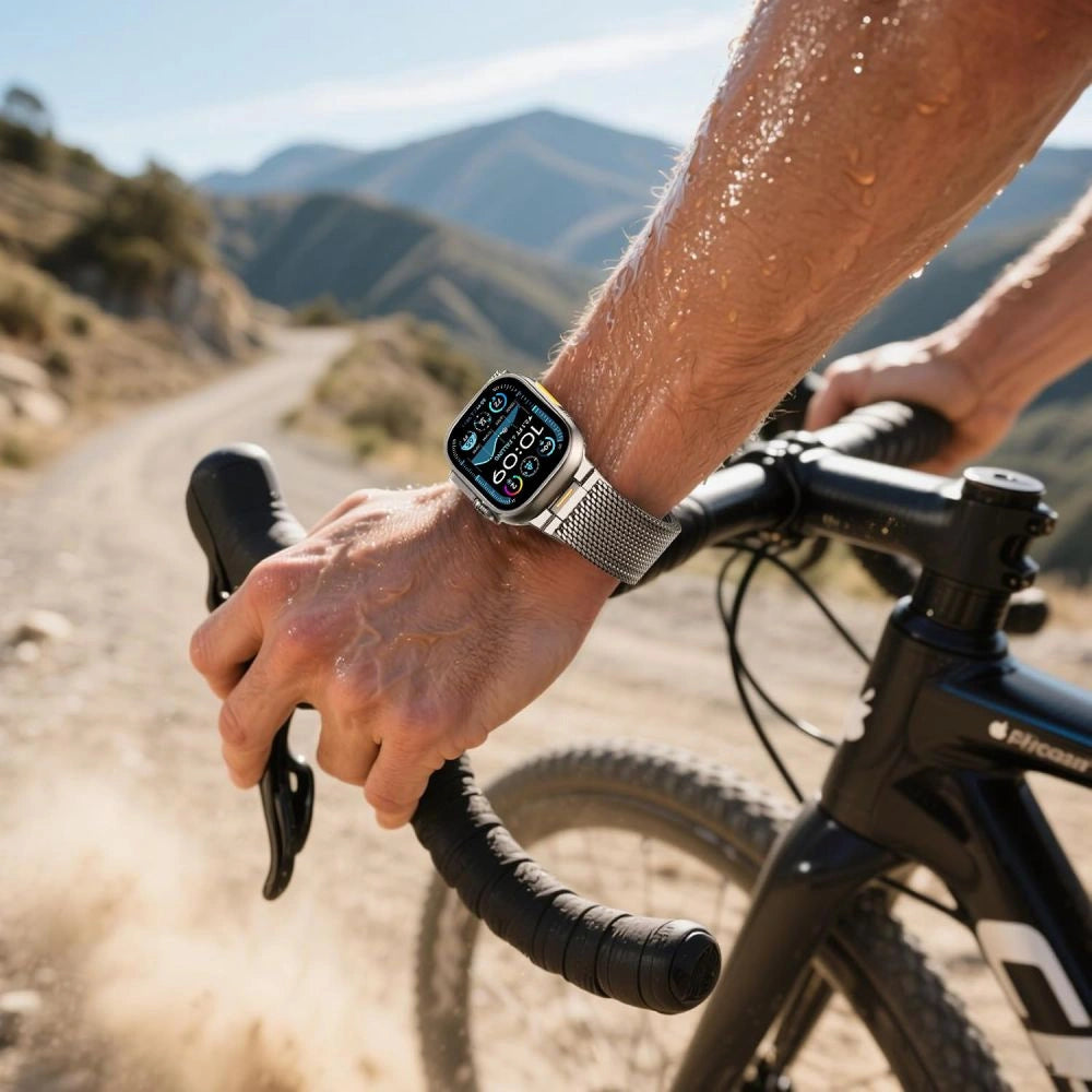 Bransoleta Tech-Protect na Apple Watch (44 / 45 / 46 / 49 mm) - tytanowa – zdjęcie 5