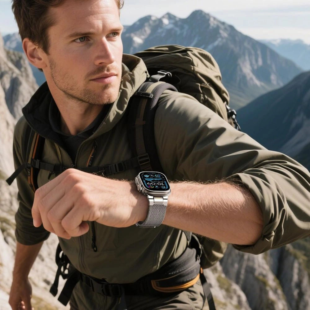Bransoleta Tech-Protect na Apple Watch (44 / 45 / 46 / 49 mm) - tytanowa – zdjęcie 6