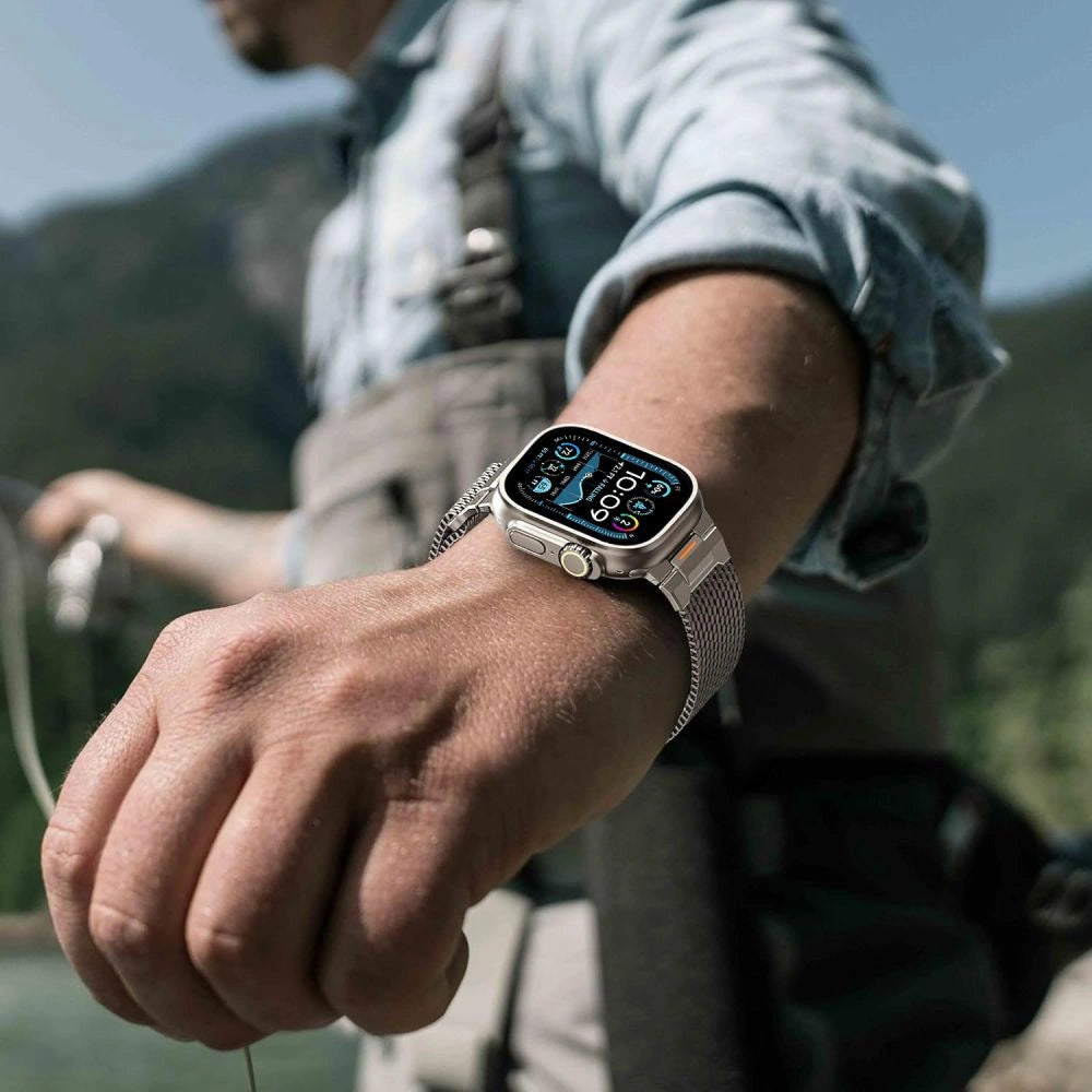 Bransoleta Tech-Protect na Apple Watch (44 / 45 / 46 / 49 mm) - tytanowa – zdjęcie 7