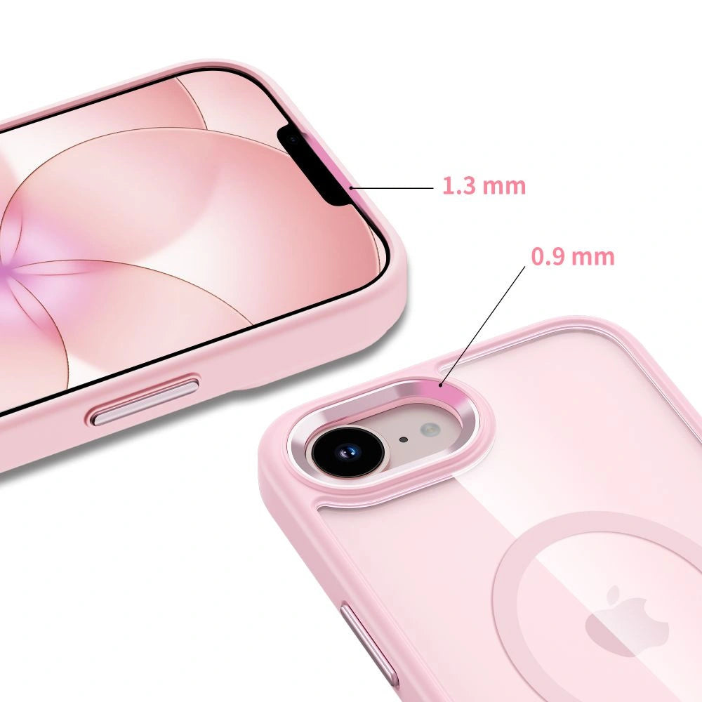 Etui Tech-Protect Magmat MagSafe na iPhone 16e / 17e - przezroczysto-różowe – zdjęcie 4