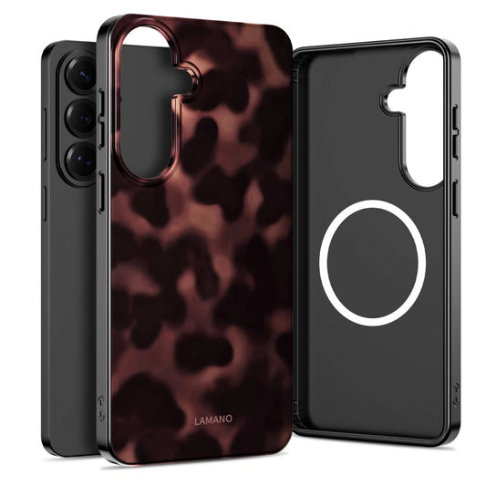 Etui Tech-Protect Lamano na Samsung Galaxy A36 / A37 5G - czarno-brązowe